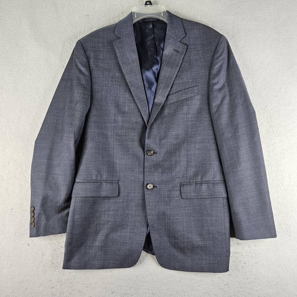Lauren Ralph Lauren Sport Coat Mens 40R Blue Wool Two Button Notch Lapel Jacket